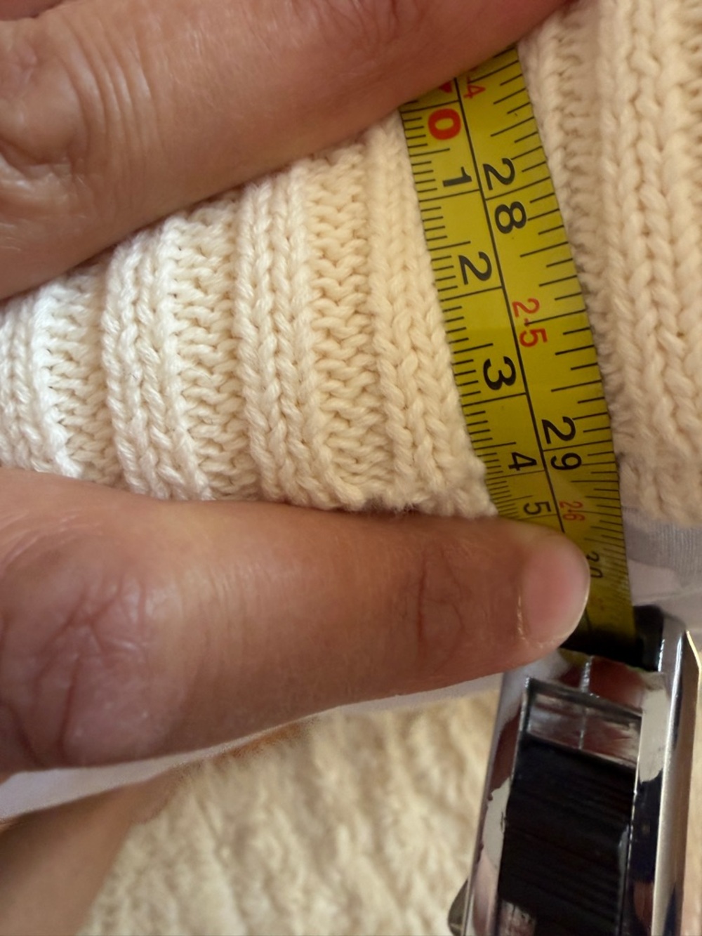 Free People Cream Off-Shoulder Ribbed Sweater - Picture 7 of 7